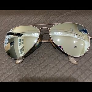 RayBan Aviator Mirrored Lens
